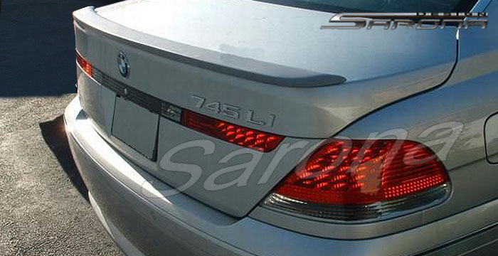 Custom BMW 7 Series Trunk Wing  Sedan (2002 - 2004) - $229.00 (Manufacturer Sarona, Part #BM-035-TW)
